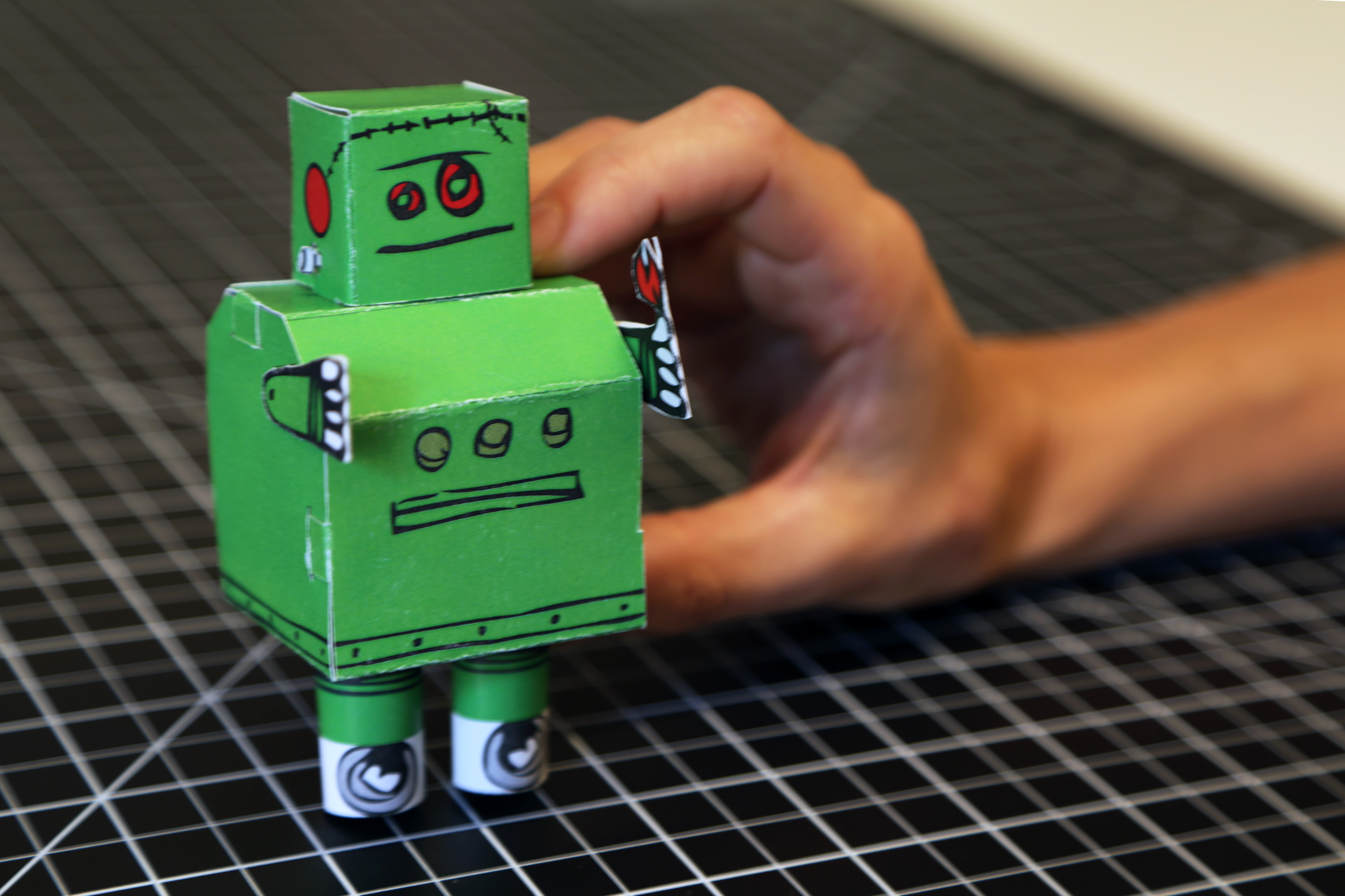 Regular show papercraft just set up the chairs parody. Frankenbot Papercraft 12 Steps With Pictures Instructables