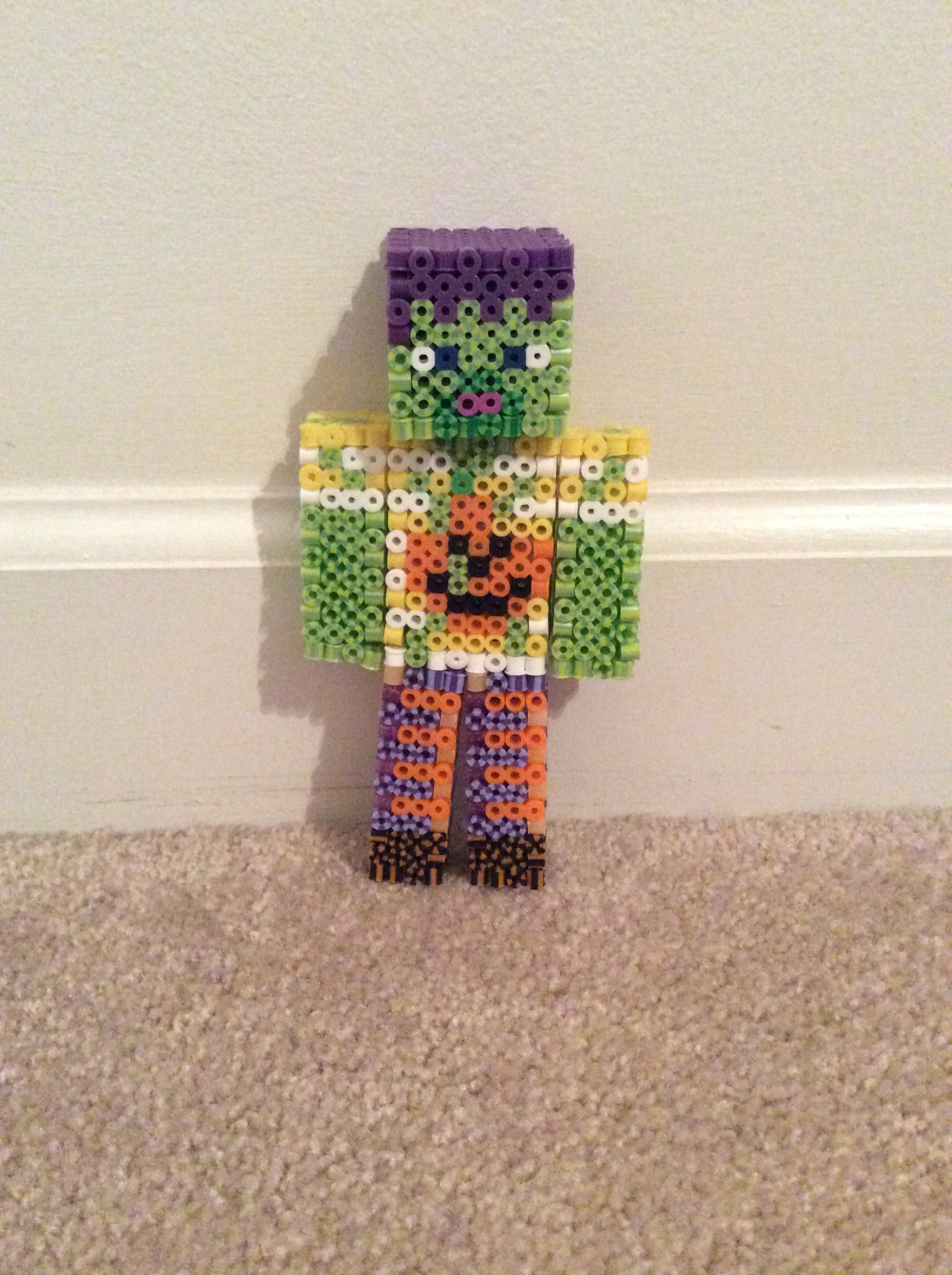 Minecraft 3d Perler Beads 8 Steps Instructables