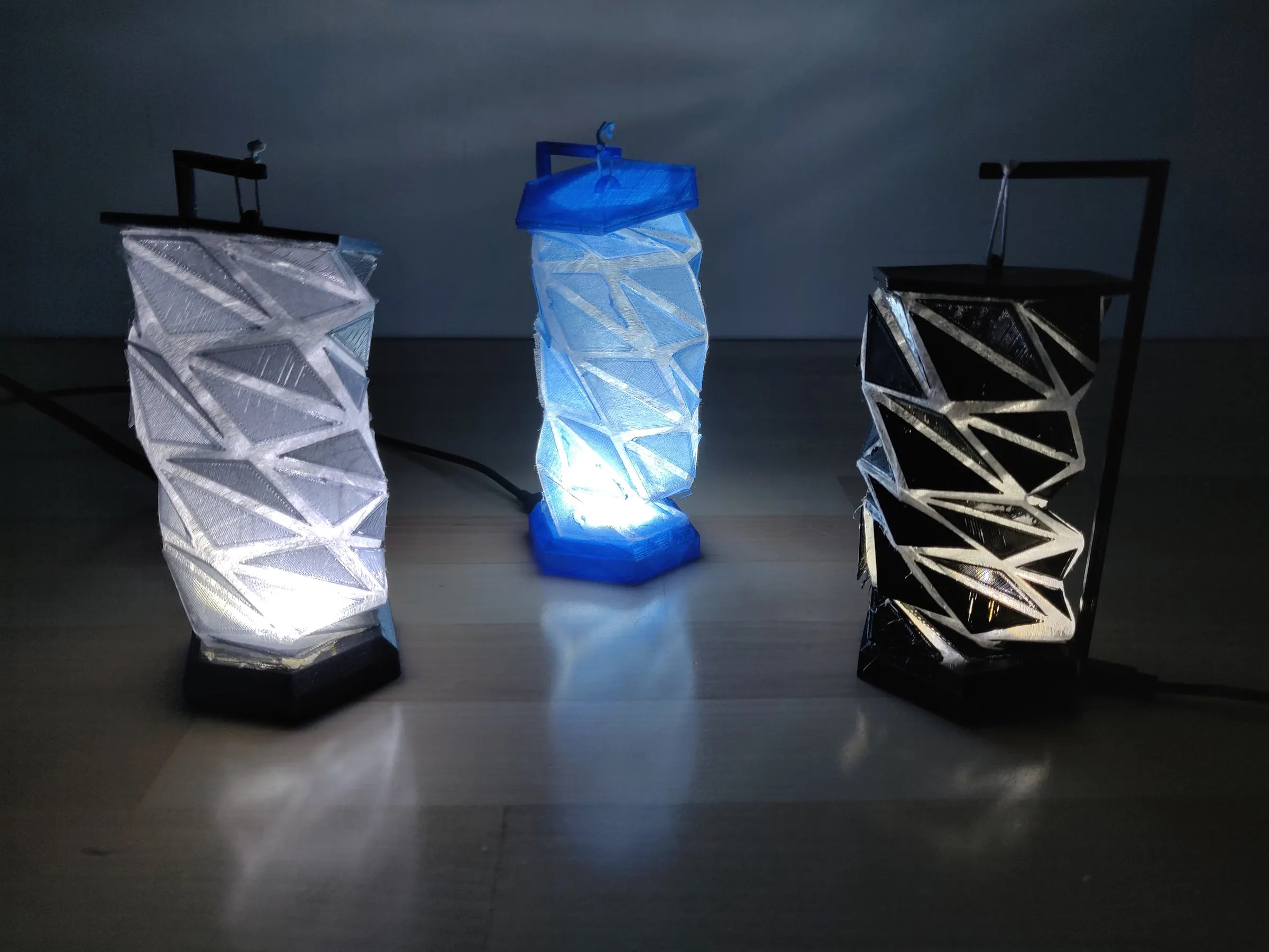 These festive luminarias brighten the night. Origami Lantern 3d Printing On Paper 4 Steps With Pictures Instructables