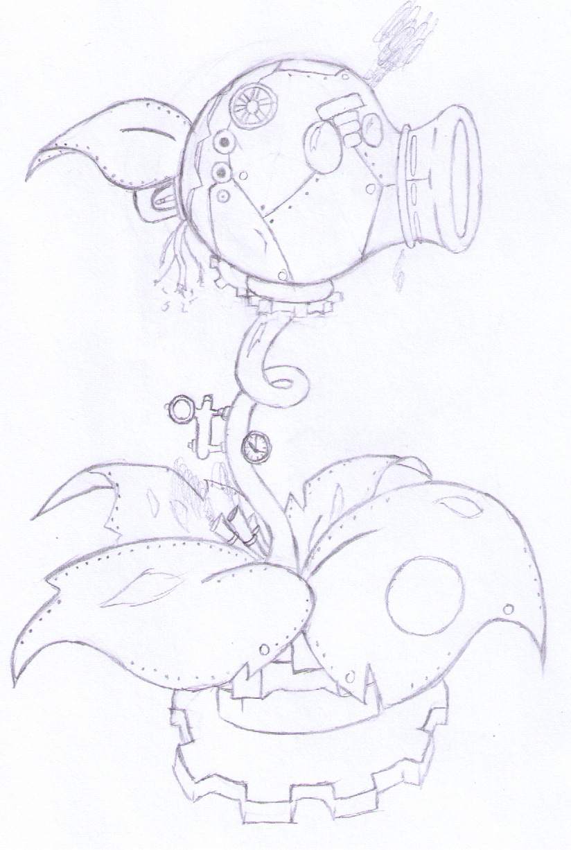 pics Cool Easy Steampunk Drawings draw steampunk 7 steps instructables