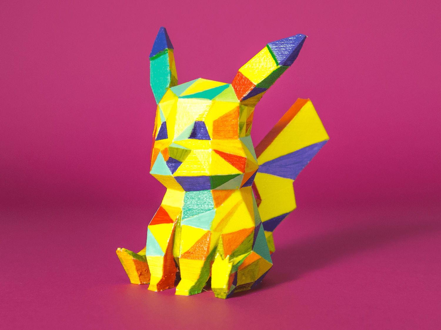Buku paud tk seni melipat kertas origami serba jaya. How To 3d Print A Pikachu Pokemon 3 Steps Instructables