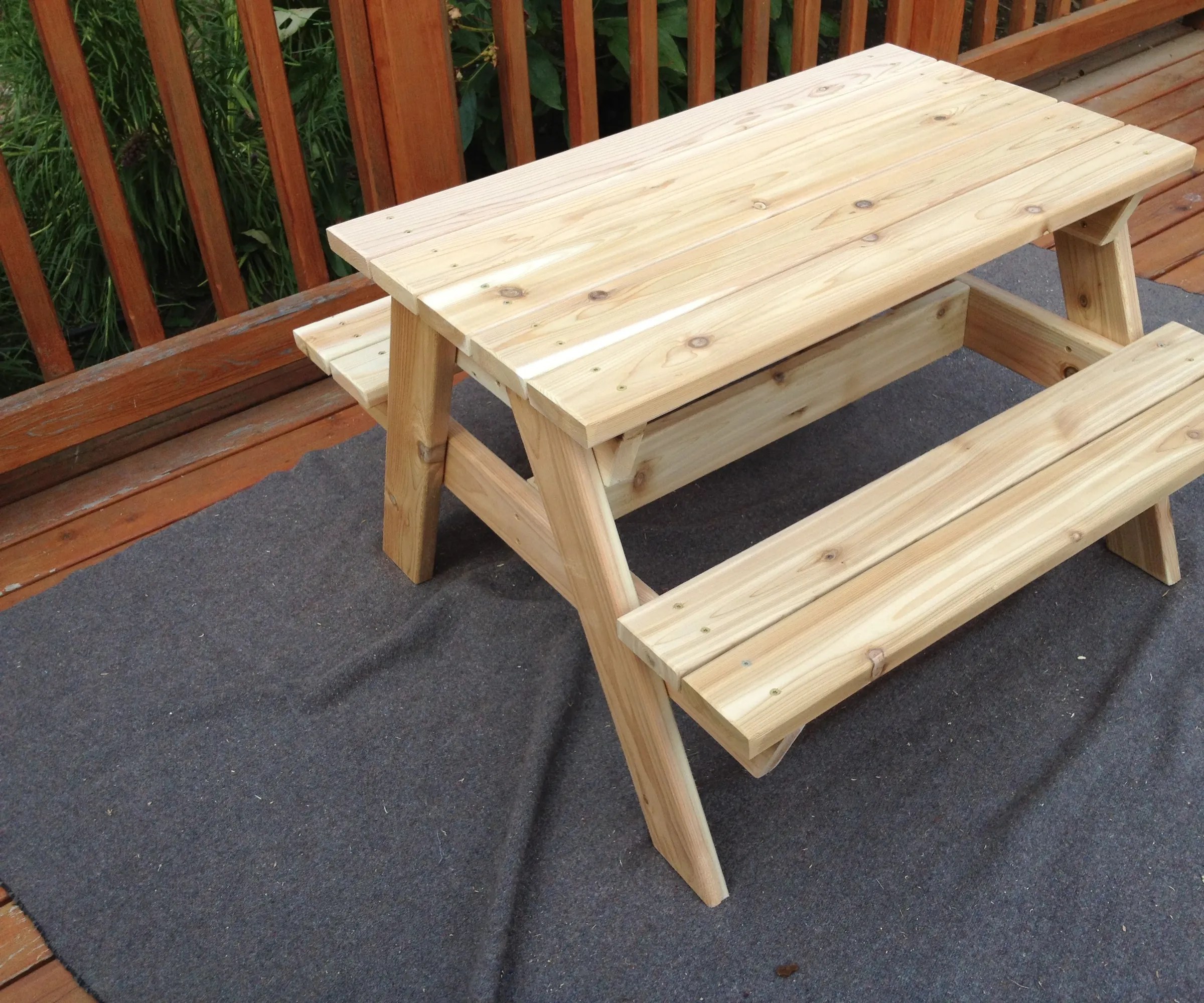 Kids Picnic Table 8 Steps With Pictures Instructables