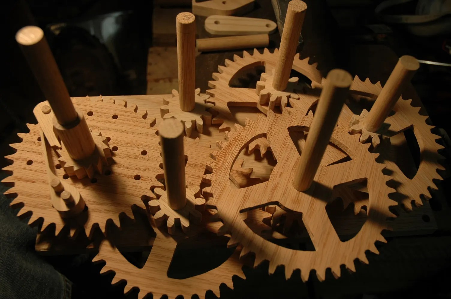 Wooden Gear Clock 9 Steps With Pictures Instructables