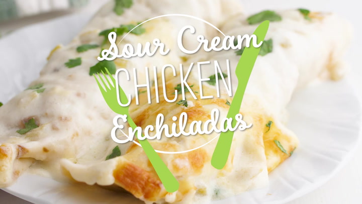 Ȧdd broth ȧnd whisk together. Sour Cream Chicken Enchiladas With Video Gonna Want Seconds