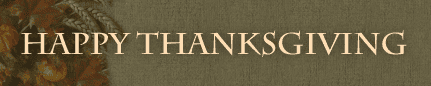 Happy Thanksgiving