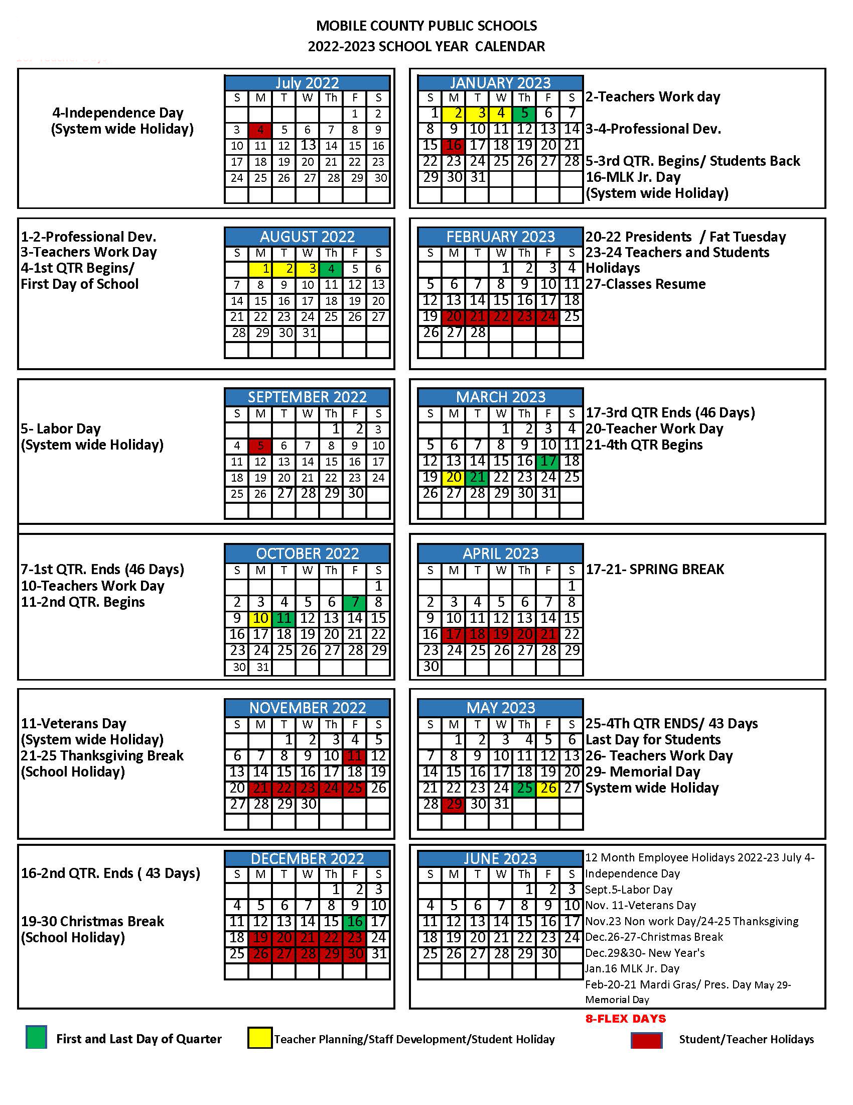 Mcps Calendar 2023 24 - January Calendar 2023