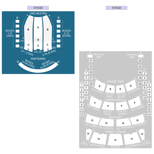 Ny Opera House Seating Chart Attending The Opening Night 2380 1 1 Main 