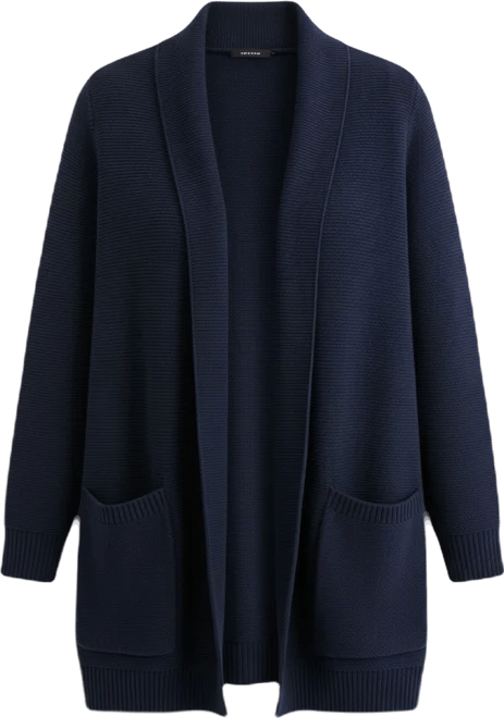 Women’s Open Front Stitch Cardigan Sweater