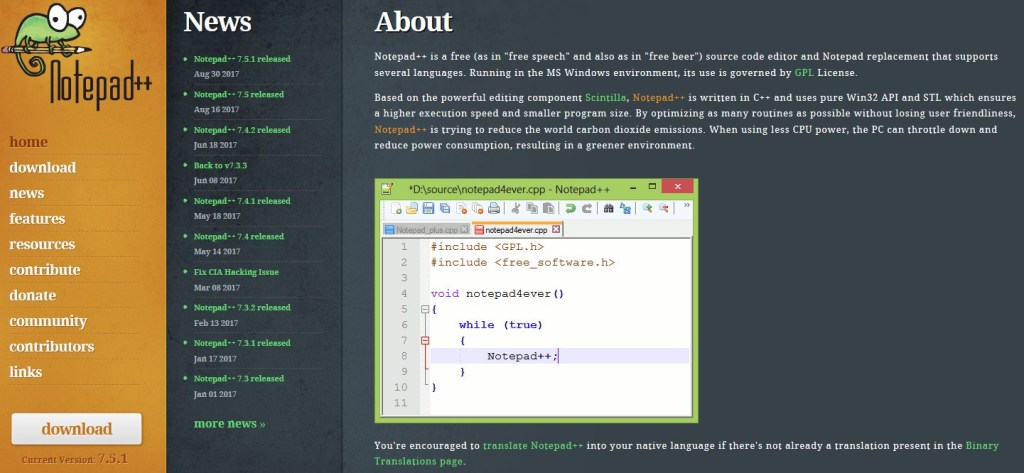 code editors