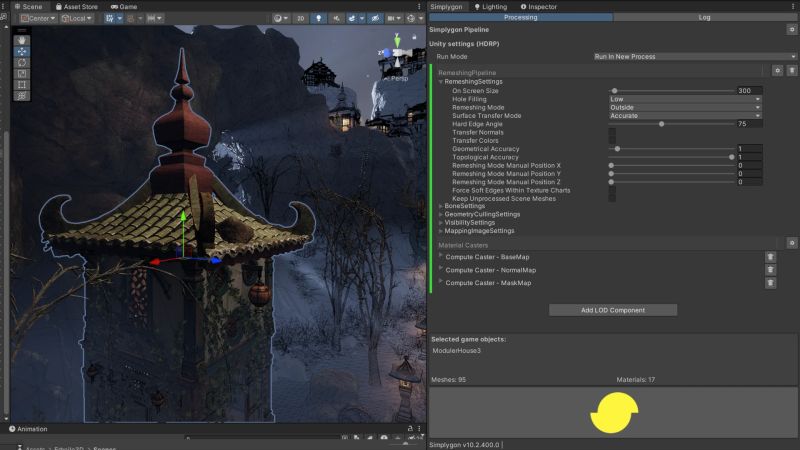 Simplygon Features Unity - Gradient Designs - Gorgeous Ultra HD Collection