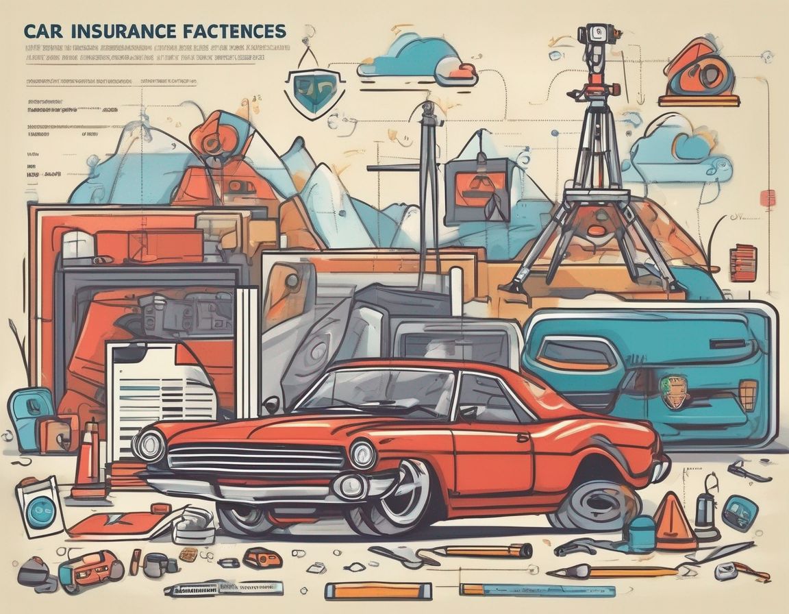 car insurance calculation factors illustration