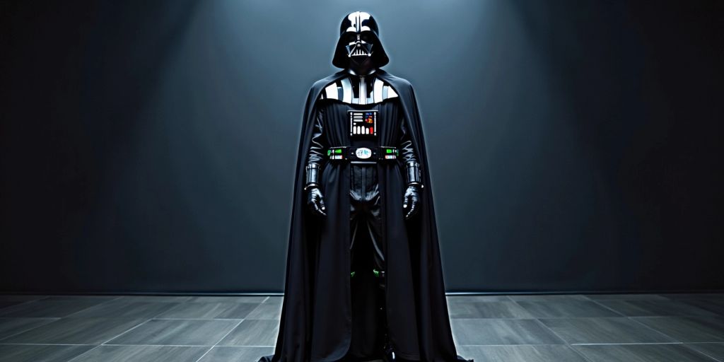 Person in Darth Vader costume