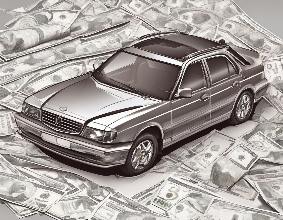 car insurance policy with bonus-malus system illustration