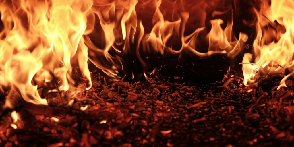 red flame