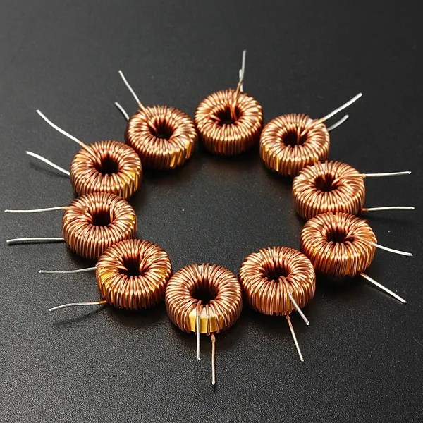 10pcs Toroid Core Inductor Wire Wind Wound For Diy Mah 100uh 6a Rohs Cc 10pcs Toroid Core Inductor Wire Wind Wound For Diy Mah 100uh 6a Rohs Cc