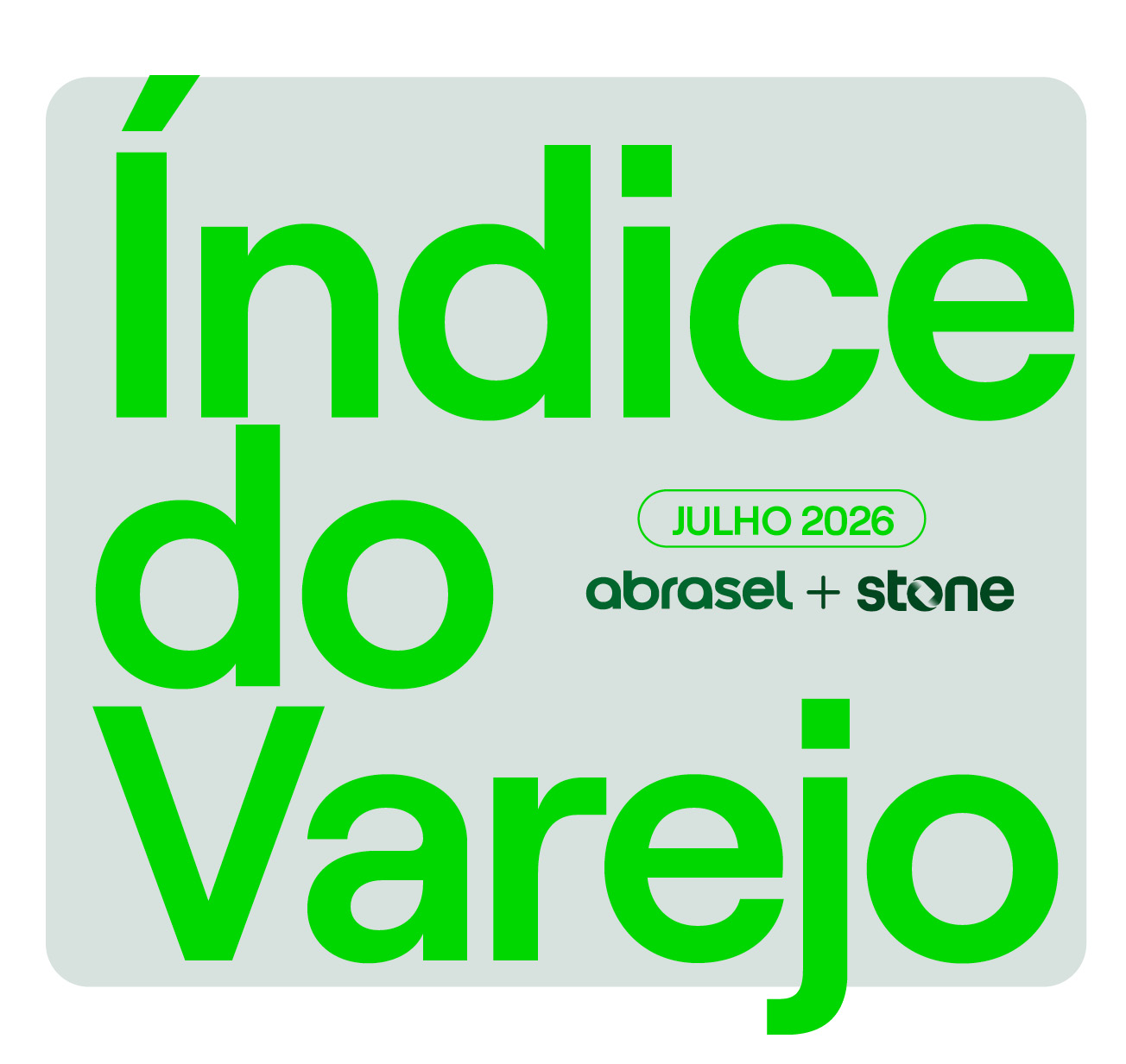 Banner Índice Abrasel Stone - Julho 2026