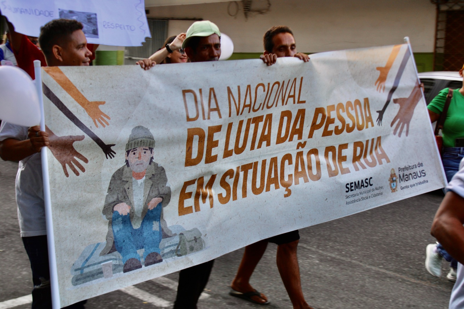 Prefeitura realiza ação para população em situação de rua