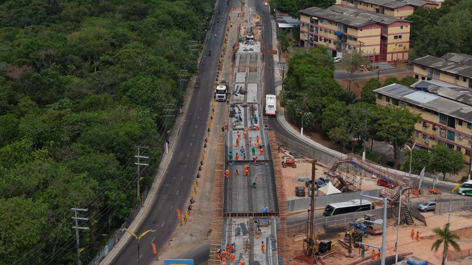 Complexo viário Passarão avança em Manaus
