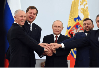 Putin firma los acuerdos de la adhesión de nuevos territorios