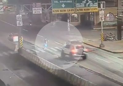 Mujer fue atropellada por desconocido en bulevar capitalino