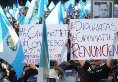 Protestas contra la corrupción en el gobierno de Guatemala