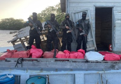 Droga decomisada en Islas de la Bahía venía de Colombia