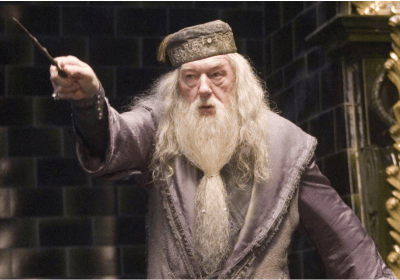 Michael Gambon, quien personificó a Dumbledore en Harry Potter