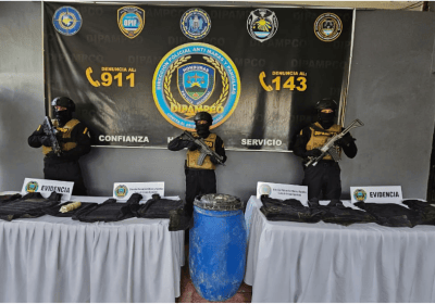 Localizan santuario satánico y caletas con explosivos de la pandilla 18