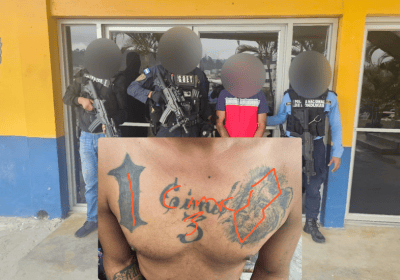 Capturan salvadoreño, alias «El Pelón» miembro de la Pandilla 18