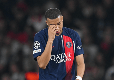 Mbappé estará de baja al menos tres semanas por un esguince de rodilla