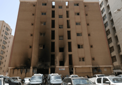 Sube a 49 los muertos en edificio de Kuwait