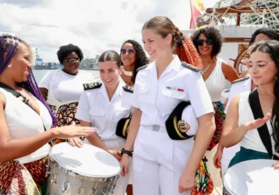 La princesa Leonor llega a El Salvador a bordo del buque escuela Juan Sebastián de Elcano