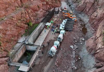Represa San José alcanza 46% de avance