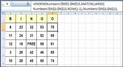 Canva's bingo card generator is free to use and allows you to create as many bingo cards as you like. Excel Bingo Card Random Number Code Contextures Blog
