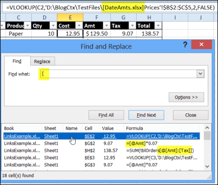 find external links in an excel file contextures blog