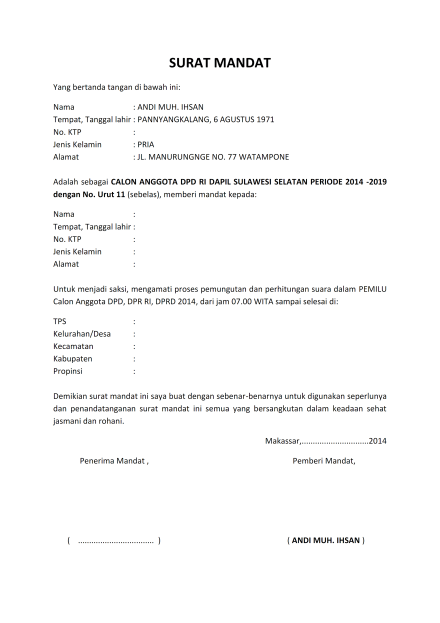Memberikan kuasa kepada bpjs kesehatan untuk menggunakan informasi medis peserta baik dari rekam medis maupun dokumen pendukung lainnya jika diperlukan. Contoh Surat Kuasa Pengambilan Kartu Bpjs Kumpulan Contoh Surat Dan Soal Terlengkap