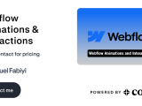 Webflow Animations Interactions By Samuel Fabiyi