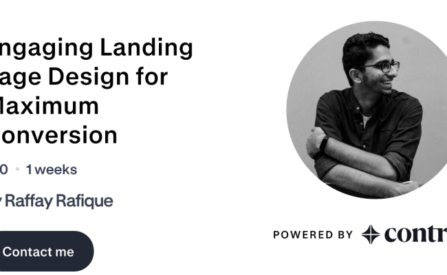 Engaging Landing Page Design For Maximum Conversion By Raffay Rafique