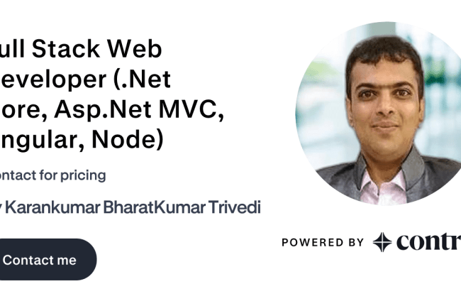 Full Stack Web Developer (.Net Core, Asp.Net MVC, Angular, Node) By ...