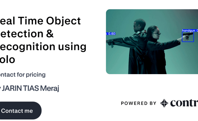 Real Time Object Detection & Recognition Using Yolo By JARIN TIAS Meraj