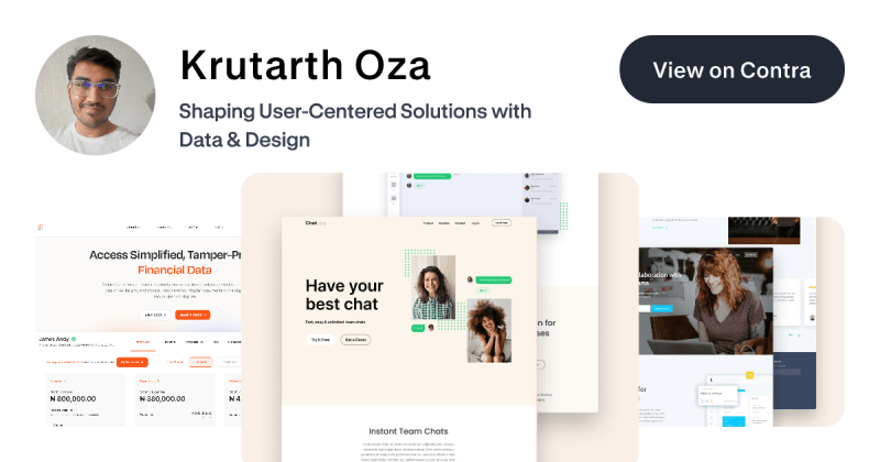 Resume Krutarth Vora - Creative Geometric Background - Retina