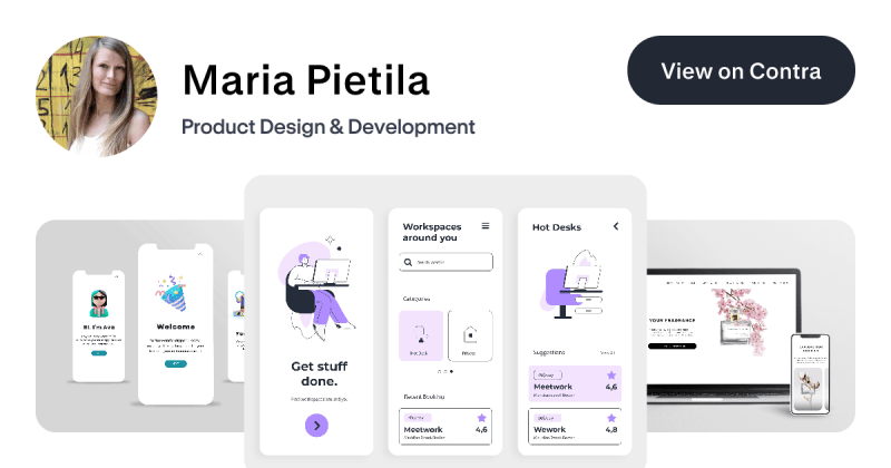 Maria Design Portfolio - Dark Art Collection - Desktop Quality