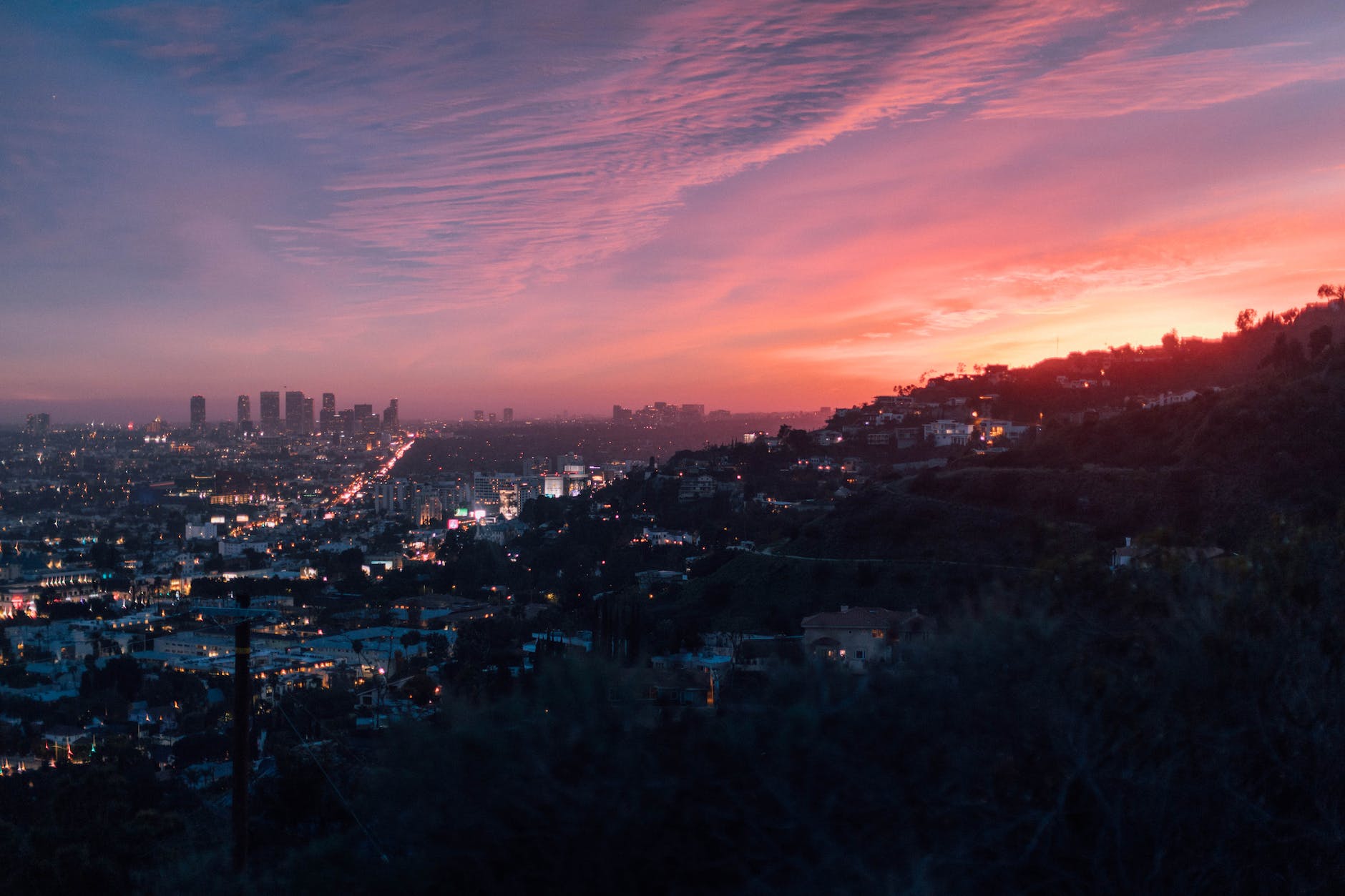 city near mountain during golden hour. TOP 10 FAQS ABOUT CONTRACTOR LICENSING IN CALIFORNIA.