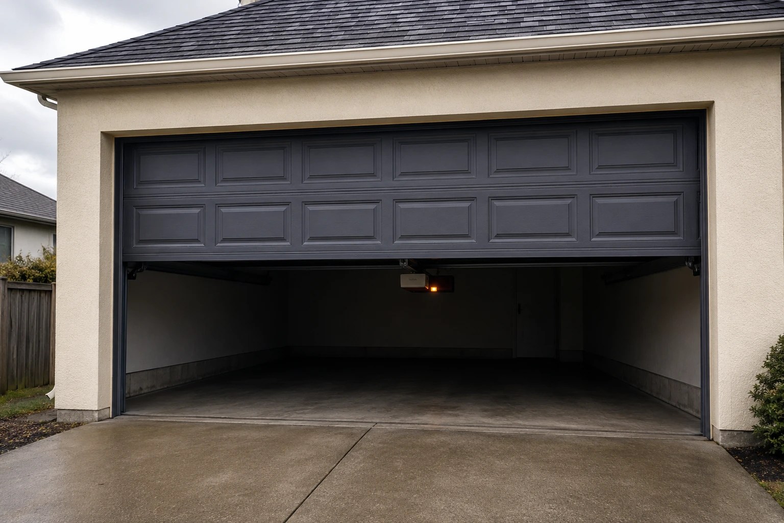 garage door stops halfway