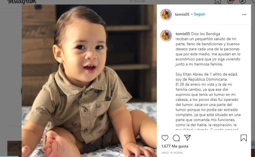 Familia pide ayuda urgente para intervenir niño con tumor en la cabeza 1 ayuda