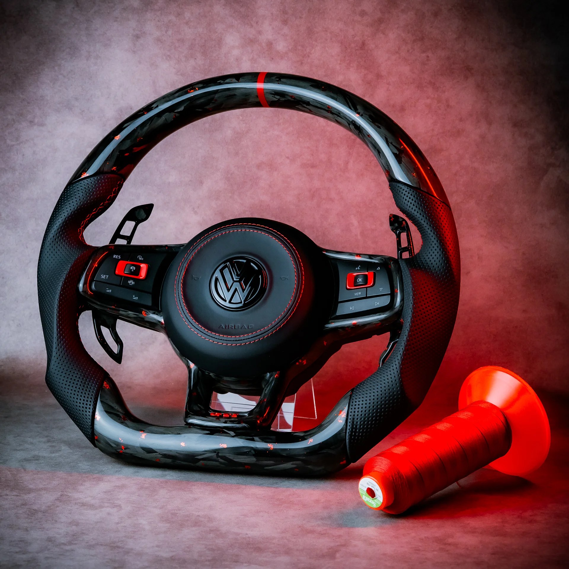 VW Golf MK7 GTI Forged Carbon Steering Wheel