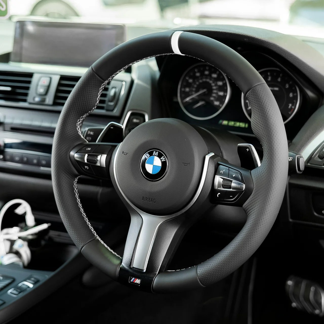 BMW F Series Leather Steering Wheel Re‑Trim