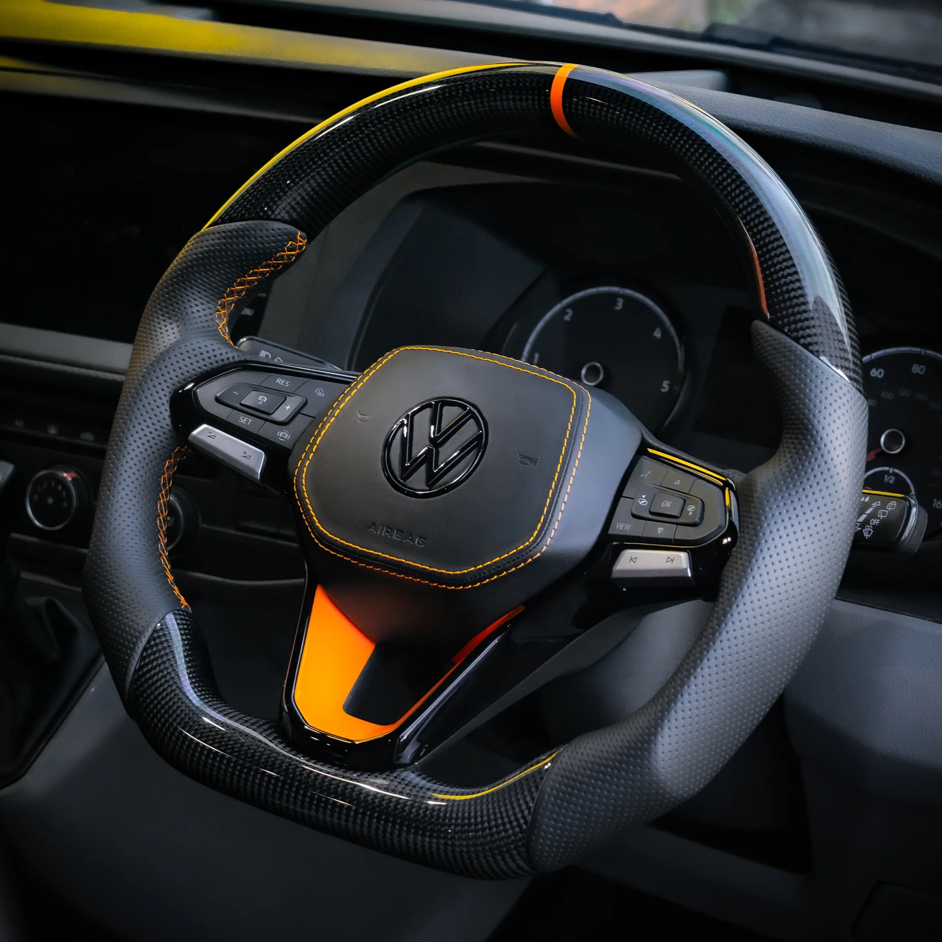VW Transporter T6.1 Sportline Carbon Steering Wheel