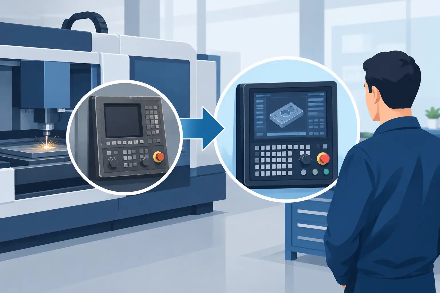 When to Replace CNC Controls on Cutting Machines