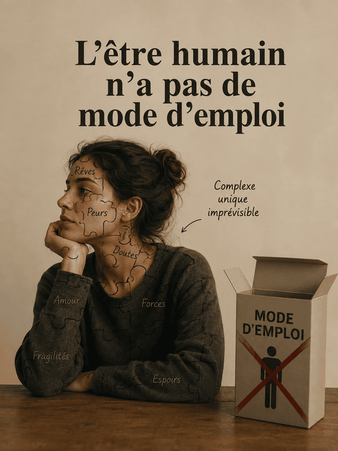 L’être humain n’a pas de mode d’emploi